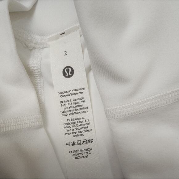 Lululemon Align High Rise Skirt w/Built-in 3” Shorts Liner Size 2 - Picture 5 of 5